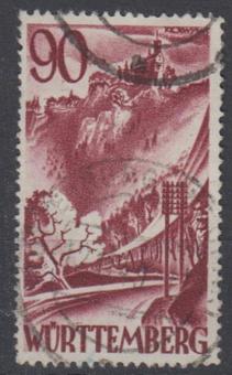 37 - Französische Zone Württemberg Nr. 37 
