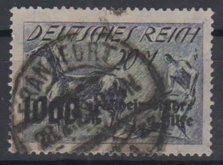 260 - Deutsches Reich Infla Rhein-Ruhr-Hilfe Nr. 260 