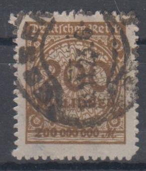 323 - Deutsches Reich Infla Nr. 323 B P 
