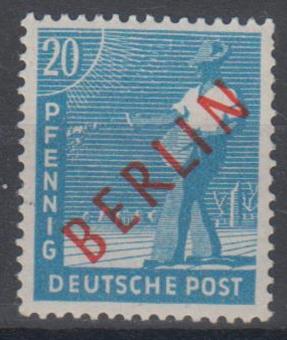 026 - Berlin Rotaufdruck Nr. 26 