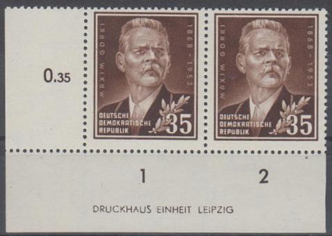 0354 - DDR Nr. 354 YI DZ R 1-2 