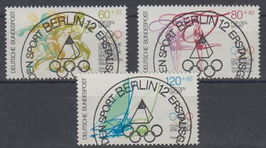 1206 - Bund Für den Sport 84 Nr. 1206 - 1208 