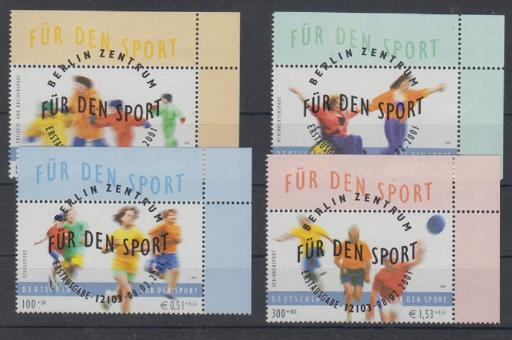 2165 - Bund Sporthilfe 2001 Nr. 2165 - 2168 