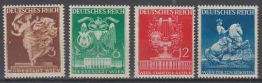 768 - Deutsches Reich Nr. 768 - 771 