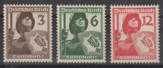 643 - Deutsches Reich Nr. 643 - 645 