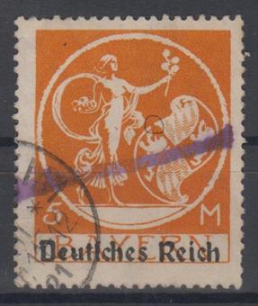 136 - Deutsches Reich Infla Nr. 136 III 