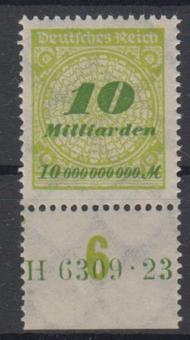 328 - Deutsches Reich Infla Nr. 328 AP HAN 