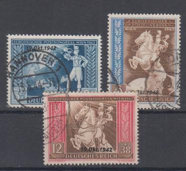 823 - Deutsches Reich Nr. 823 - 825 