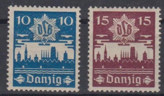 267 - Danzig Nr. 267 + 268 