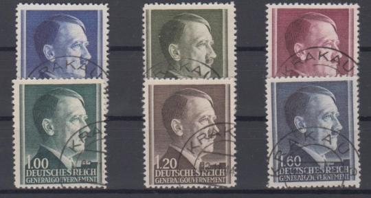 083 - Generalgouvernement Nr. 83 - 88 mit Nr. 86 - 88 A 