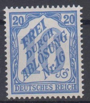 013 - Deutsches Reich Dienst Nr. 13 