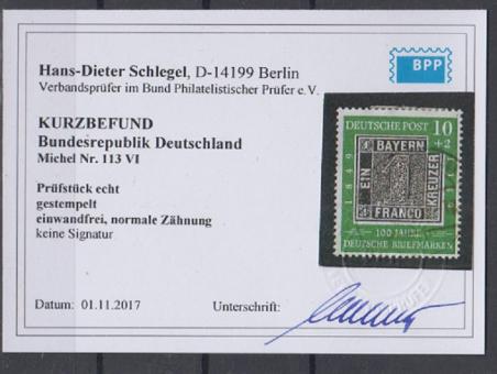 0113 - Bund Nr. 113 VI 