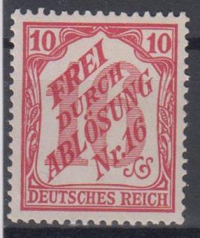 012 - Deutsches Reich Dienst Nr. 12 