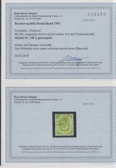 0138 - Bund Posthorn Nr. 138 I 