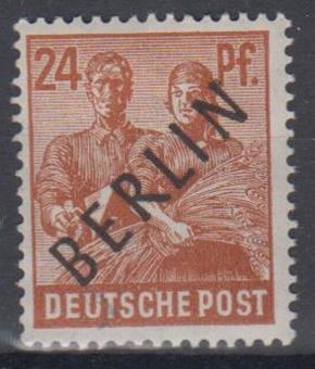 009 - Berlin Schwarzaufdruck Nr. 9 