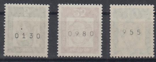 347 - Bund Bedeutende Deutsche Nr. 347 R, 353 R, 355 R 