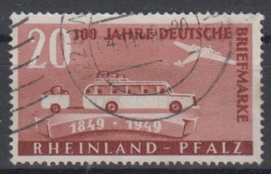 50 - Französische Zone Rheinland-Pfalz Nr. 50 II 