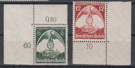 586 - Deutsches Reich Nr. 586 + 587 