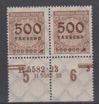 313 - Deutsches Reich Infla Nr. 313 A P HAN 
