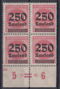 295 - Deutsches Reich Infla Nr. 295 HAN 