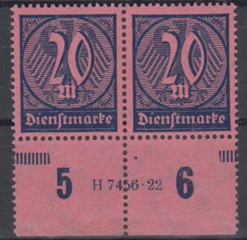 072 - Deutsches Reich Dienst Nr. 72 HAN 