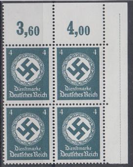 167 - Deutsches Reich Dienst Nr. 167 P OR dgz 