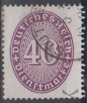 121 - Deutsches Reich Dienst Nr. 121 Y 