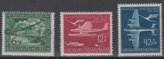 866 - Deutsches Reich Nr. 866 - 868 