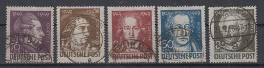 234 - SBZ Goethe Nr. 234 - 238 