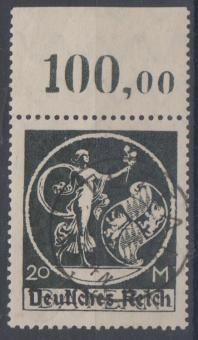 138 - Deutsches Reich Nr. 138 I P OR VI 