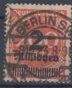 309 - Deutsches Reich Infla Nr. 309 A Wb 