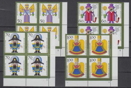 1484 - Bund Weihnachten 90 Nr. 1484 - 1487 FN 