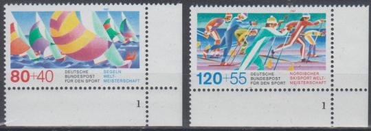 1310 - Bund Für den Sport 87 Nr. 1310 + 1311 FN 