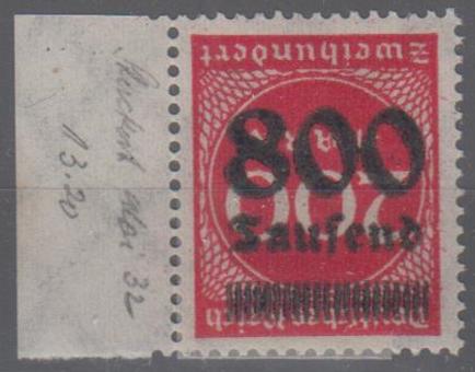 303 - Deutsches Reich Infla Nr. 303 K 