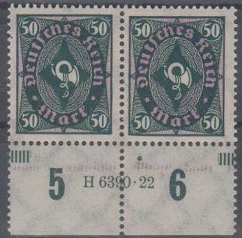 209 - Deutsches Reich Infla Nr. 209 P HAN 