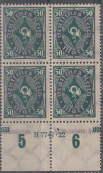 209 - Deutsches Reich Infla Nr. 209 P HAN 