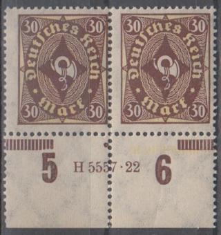 208 - Deutsches Reich Infla Nr. 208 P HAN 