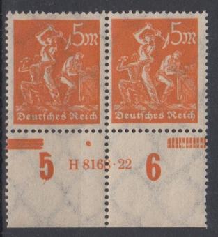 238 - Deutsches Reich Infla Nr. 238 HAN H 8168.22 