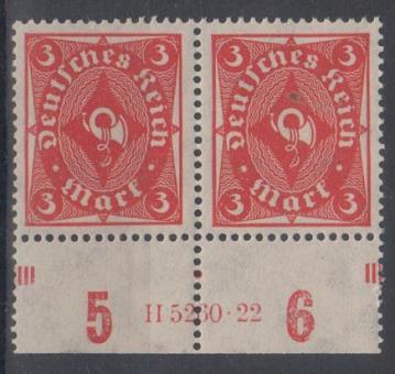 225 - Deutsches Reich Infla Nr. 225 HAN H 5260.22 