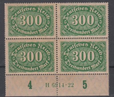 221 - Deutsches Reich Infla Nr. 221 HAN H 6914.22 