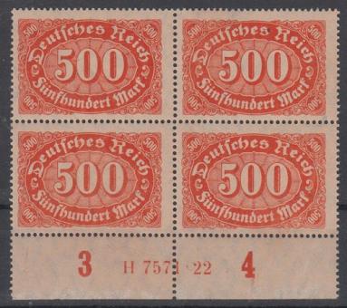 223 - Deutsches Reich Infla Nr. 223 HAN H 7571.22 