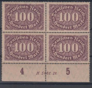 219 - Deutsches Reich Infla Nr. 219 HAN H 5462.22 