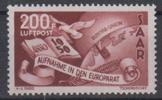 298 - Saarland Flugpost Nr. 298 