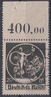 138 - Deutsches Reich Infla Nr. 138 I P OR VI 