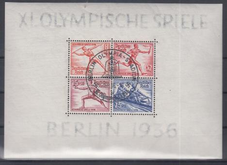 06 - Deutsches Reich Olympia 36 Block 6 