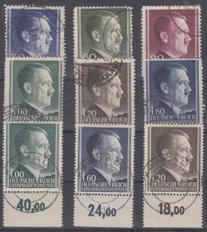083 - Generalgouvernement Nr. 83 - 88 A + Nr. 86 - 88 B 