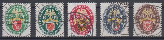 430 - Deutsches Reich Nothilfe Nr. 430 - 434 