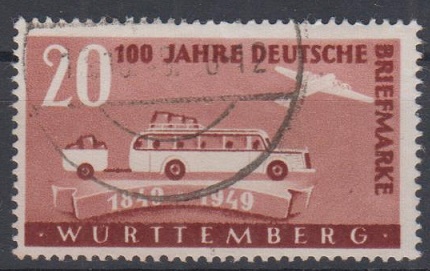 50 - Französische Zone Württemberg Nr. 50 