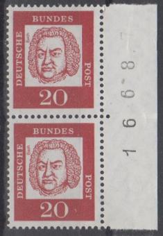 0352 - Bund Bedeutende Deutsche Nr. 352 y Bogenzähler 