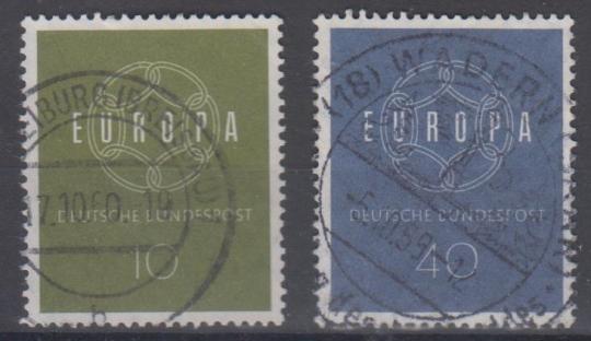 320 - Bund Europa 59 Nr. 320 + 321 